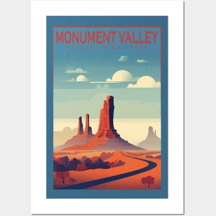 Monument Valley National Park Travel Poster Posters and Art